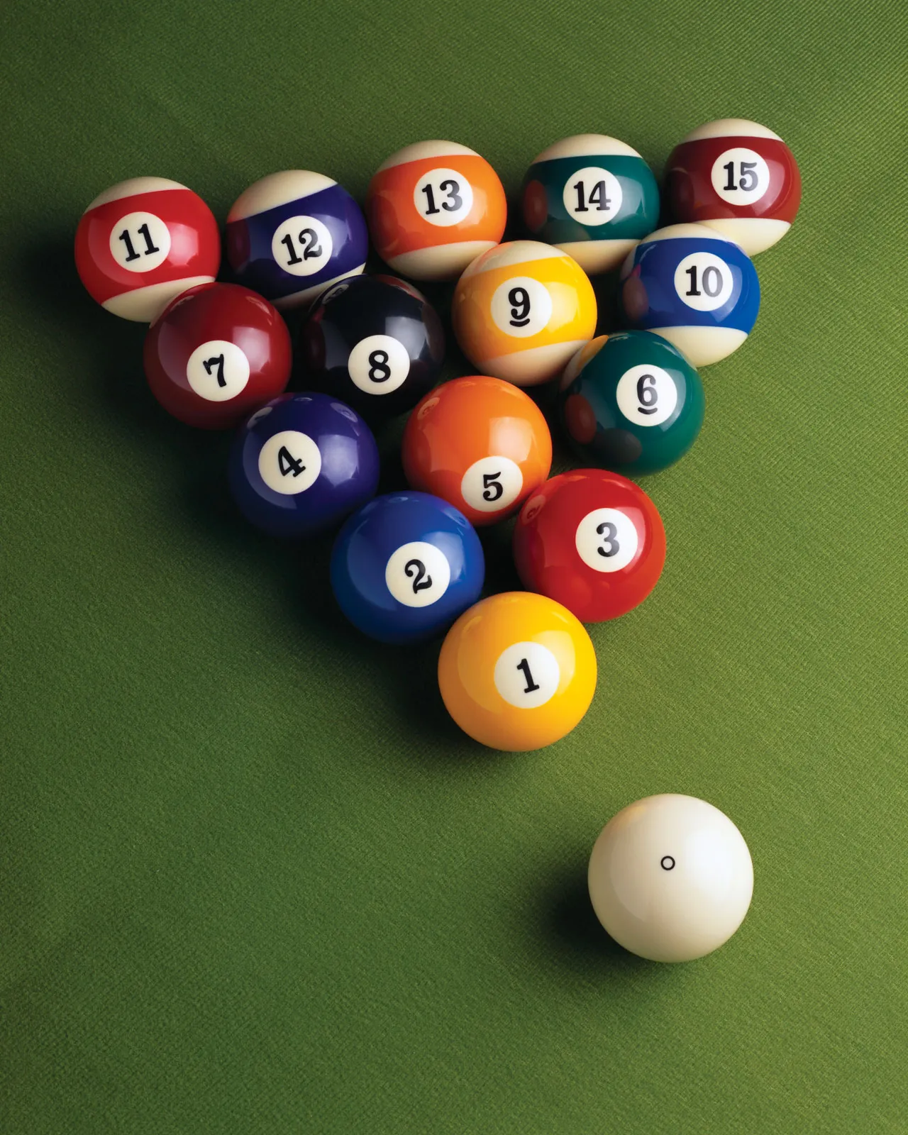 billiard balls table